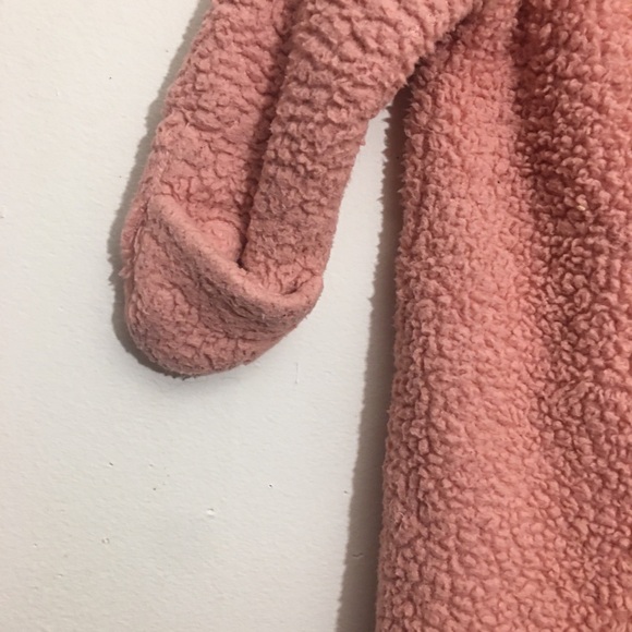 Carter's Pink Hooded Sherpa Pram Size 9 Months - Picture 4 of 10